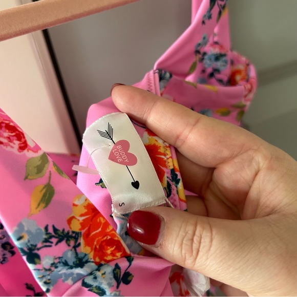 NWT Buddy Love Keke Floral One Piece Swimsuit Corsage - Picture 6 of 6